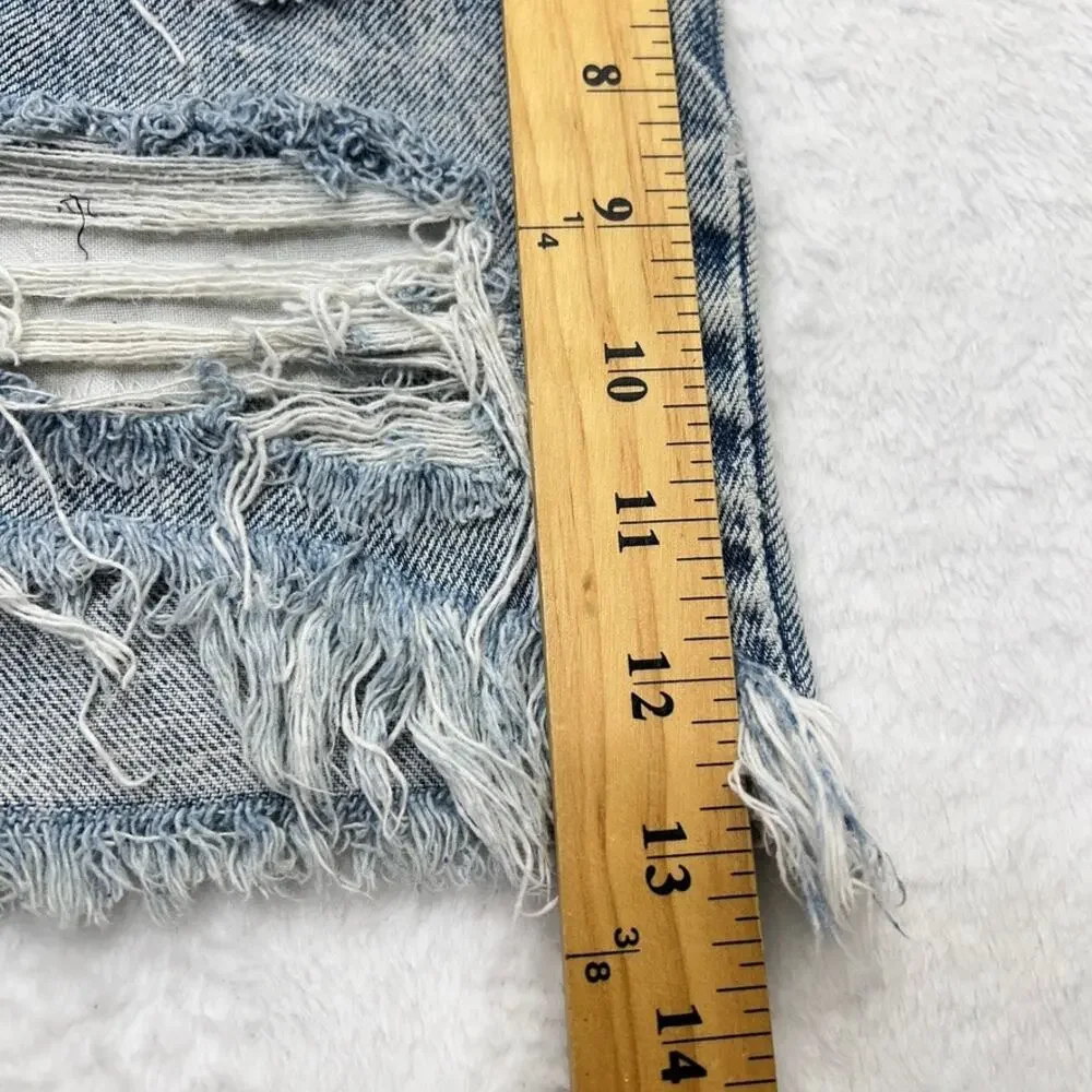 Vintage‎ Levi's 505 Distressed Shorts Women's 10/30 Orange Tab Made in USA